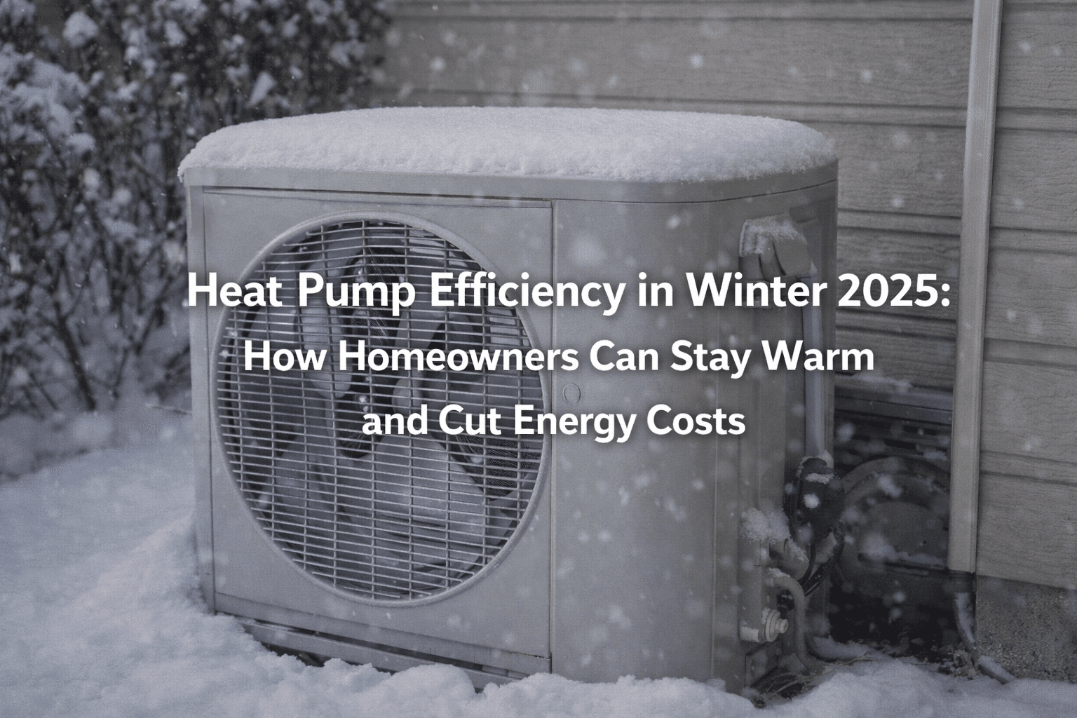 Heat pump efficiency in winter
